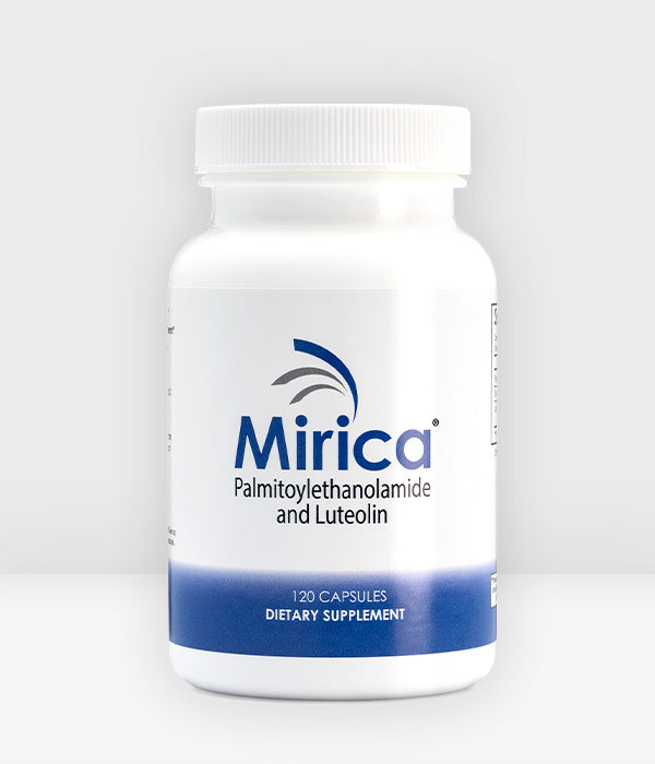 Mirica Bottle Palmitoylethanolamide Front Label