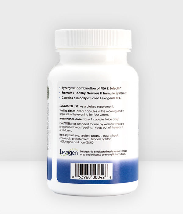 Mirica Palmitoylethanolamide Bottle Side Label