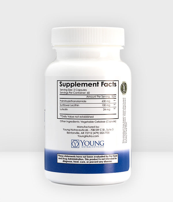 Mirica Bottle Palmitoylethanolamide Supplement Facts